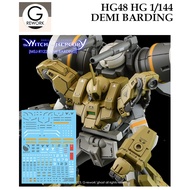 WATER DECAL [G-Rework] HG 48 DEMI BARDONG the Witch from MERCURY GUNDAM SLIDE 1/144 HG48
