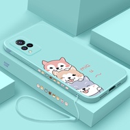 Vivo V19 Neo V5s V5 Lite V7 Plus V15 Pro V20 V21 V21e V23 Casing Three Pets Cute Cartoon Phone Case Shockproof Soft TPU Cover