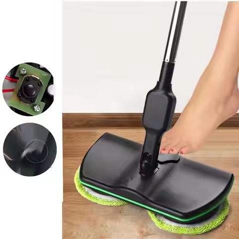 Mop for Wash Floor Spin Maid Rechargeable Cordless Powered Cleaner Scrubber Polisher Mop Floor House
