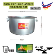 Periuk BESAR Kenduri 2Pemegang Tebal 50/55/60/65/70cm EXThick BIG Degchi Pot/2 handle cooking pot/Pe