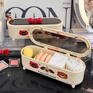 Powder Puff Storage Box Desktop Dressing Table Compartment Anti-dust Flip Box Air Cushion Beauty Egg