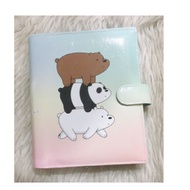 Binder Printing Bare Bears Pastel A5/B5 File Folder Ring Binder