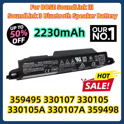 For BOSE SoundLink III SoundLink 3 Bluetooth Speaker Battery 359495 330107 330105 330105A 330107A 35