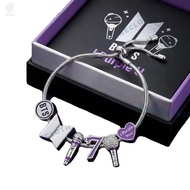 BTS1 Microphone Bracelet - 7 Element Digital Fashion Jewelrys for Women Kids