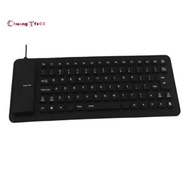 Silicone Mute Soft Keyboard 85-Key Computer Keyboard USB Wired Keyboard