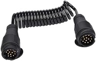 Spiral Cable 13-Pin Trailer Cable 12 V Extension Cable 3 M Trailer Plug 13 Pin to 13 Pin Adapter for