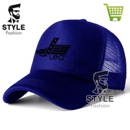 topi distro lea - Topi jaring Lea Premium - TOPI TRUCKER LEA - logo HItam