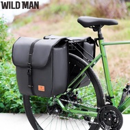 【CC shop】 Bike Cargo Bag Multifunction Rear Seat Panniers Pack Waterproof Bicycle Saddle Bag with Ha