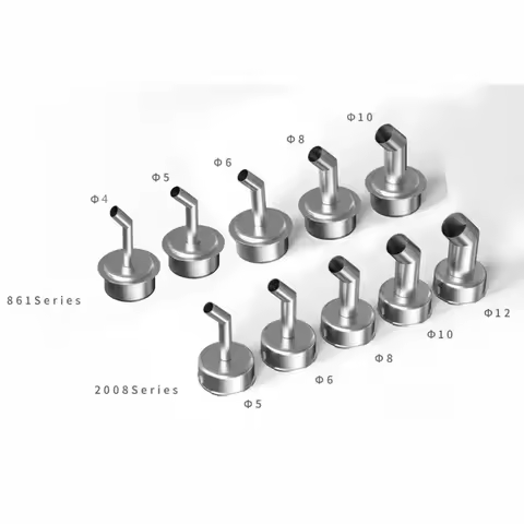 CRICKET Angle Hot Air Nozzle Compatible with Quick 861 2008 850 Series Heat Gun Direct blow Nozzle E