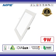 ĐÈN LED PANEL ÂM TRẦN VUÔNG 9W MPE (SPL-9)