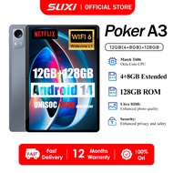 SUXI Poker A3 AI pad tablet  10.1 inch Ips Touchscreen Unisoc T606 12GB+128GB ROM 2.4G/5G Android 14