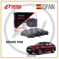 REMSA BMW X4 G02 F98 xDrive 20d xDrive 20i xDrive 30i xDrive M40i 2018-2025 Front Rear Brake Pad