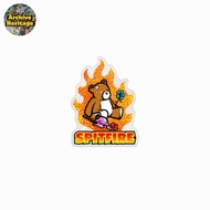 Spitfire bear logo wheels skateboard deck trucks skate stickers