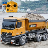 RC HUINA 1573 RC Dump Truck 1:14 2.4GHz 10CH Remote Control Engineering Construction Vehicles Kereta