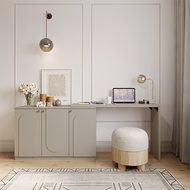 SB Design Square SB FURNITURE โต๊ะทำงาน/ โต๊ะแป้ง ขนาด 172-225 ซม. รุ่น Luma (Haneul Collection) สีค