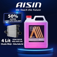 Nước Làm Mát Động Cơ Màu Hồng AISIN Super Long Life Coolant 50% 4 Lít SCPM50A4LPK - Nhập Khẩu Chính