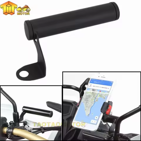 22mm 7/8" Motorcycle Adjustable Handlebar GPS navigation bracket For ybr 125 r125 tdm 850kaws 900 fj