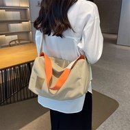 2023 Summer New Japanese Harajuku Solid Color Shoulder Bag for Women Large Capacity Gym Bag Trendy  