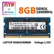 RAM Memory DDR3L 4GB/8GB bus 1600mhz -12800S for Laptop (Hynix/Micron/samsung)