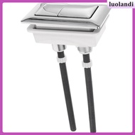 luolandi  Buttons Toilet Press Water Tank Accessories Push Flush Rectangle Abs Dual Flushing Replacement Parts
