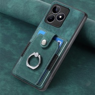 For Realme Note 50 C 53 51 Narzo N53 Case 2023 2024 Note50 C53 C51 Casing Card Slot Vintage Luxury L
