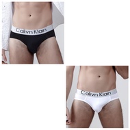 2Pcs Calivn Klain Men's Panties Slip Sexy Men Underpants Breathable 3D Pouch Shorts Man Underwear Low-Rise Briefs Cueca Lingerie