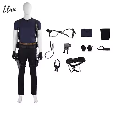 2023 Disduise Leon Cosplay Accessories RE4 Remake Version Leon Re Leon Scott Kennedy Cosplay Costume