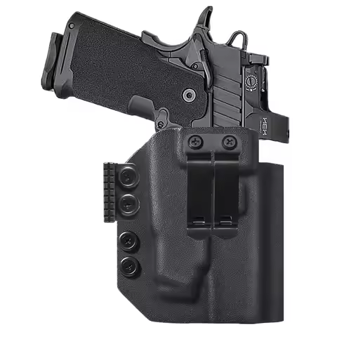 Kydex PLX Light Holster For Springfield 1911 DS Prodigy 4.25" with Olight PL X 1200-Lumens Tactical 