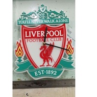 Liverpool jam dinding hiasan rumah utk peminat bola