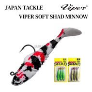 Viper Soft Shad Minnow 5.5cm , 7cm & 9cm Casting Lures Soft Plastic SP