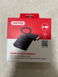 UNITEK HDMI 轉 VGA 轉接器