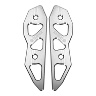 2PCS Motor Kaca Depan Bracket GARNISH AEROX FULL CNC untuk Yamaha NVX155 AEROX155 Dekorasi Paduan Al