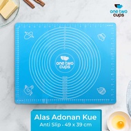 Alas Adonan Kue Fondant Silikon Baking Mat Anti Slip/Alas adonan kue silicone-Alas adonan kue dan ro