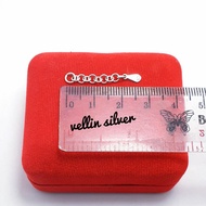 Additional Chain Necklace 925 Silver Bracelet with White Gold Plating - 925 Silver extender Chain