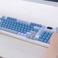 irocks K85R 機械式鍵盤-熱插拔-RGB背光-極光藍 注音版