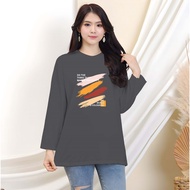 Women's Long Sleeve T-Shirt/ Long Sleeve T-Shirt/ Oversize T-Shirt/ Long Sleeve Distro T-Shirt