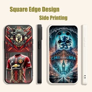 Casing For OPPO Reno6 Reno 7 7z 5K  A16E A16K A94 Chelsea Football Club DJW18 Phone Case Square Edge