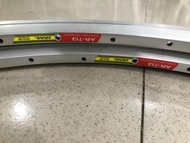 VELG RIMS ARAYA AR 713 SILVER 622 x 15c RIM BRAKE NOS VINTAGE ROADBIKE