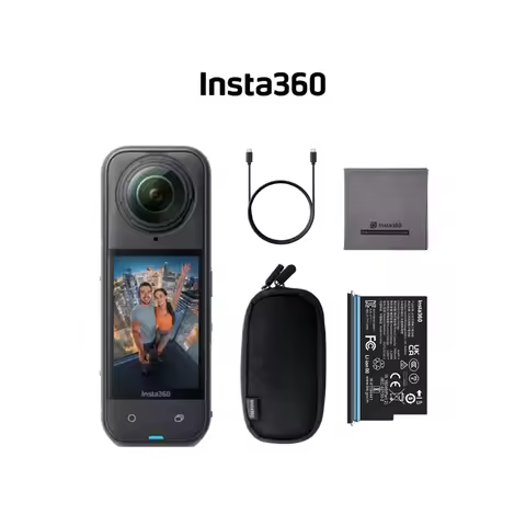 Insta360 X5 360 Action Camera 2025 New 8K 30fps Replaceable Lenses Triple AI Chip Superior Low Light