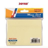 Joyko memo stick MMS-657P soft color 101x76mm pad 100lbs