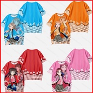 NS1 LoveLive Sunshine Aqours Cosplay T-Shirt - 3D Design for Women & Girls - Plus Size