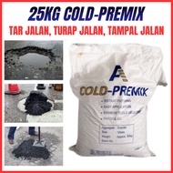 All weather Cold Road Premix 25KG BAG cold mix Asphalt Turap Jalan Tampal Jalan Tar Jalan Pothole Pa