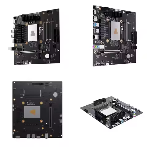 Mini PC Motherboard for MINISFORUM BD795M for Ryzen 9 7945HX Gaming NAS Build M-ATX DDR5 Dual Channe