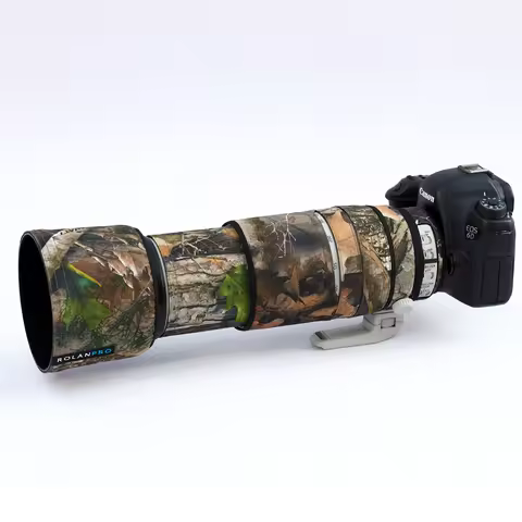 ROLANPRO Lens Camouflage Coat for Canon EF 100-400mm f4.5-5.6 L IS II USM Lens Protective Cover Guns