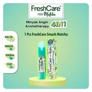 (Ready Varian Matcha) FreshCare Smash Double Inhaler+Roll On