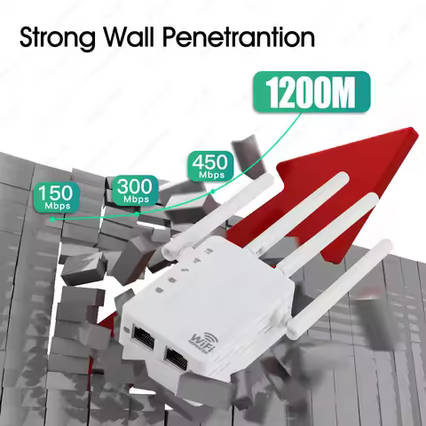 5Ghz 1200Mbps WiFi Repeater Wireless Extender WiFi Booster Dual Band 2.4G/5GHz WiFi Amplifier Long R