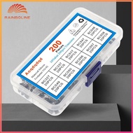 10 Values TO-92 200Pcs Transistor Assortment Transistor Kit Assortment Box BC327 BC337 BC517 BC547 B