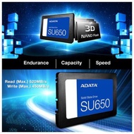 Adata SU650 512GB SSD 2.5" SATA III Internal SSD - 512GB