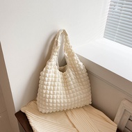 Korean Korean ins Girl Western Style Cloud Puff Flower Shoulder Bag Female 2024 New Style Summer Can