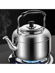 1入組,cabilock不鏽鋼燒水壺,哨聲沸騰茶壺,燒水壺,煮開水壺,不鏽鋼瓦斯爐燃氣爐4l茶壺